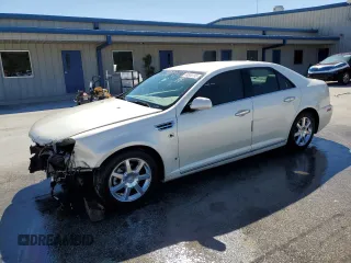 2008 Cadillac STS RWD w/1SB with VIN 1G6DW67V280161534, listed as a Copart auction lot 49508195 with 201,620 mi miles and Salvage Title. Bid and sale history available at carsss.com. Image 1.
