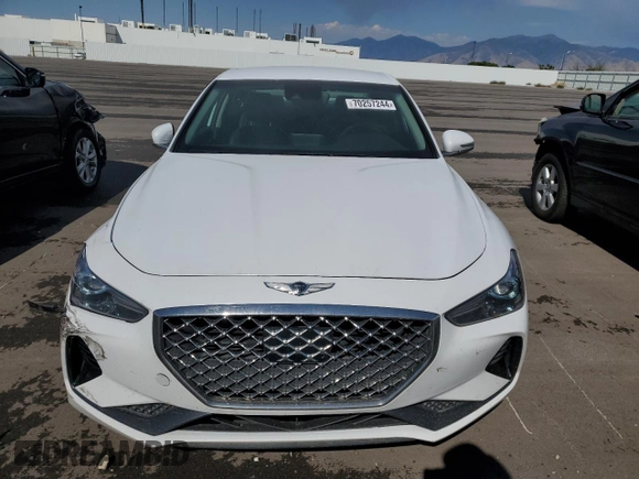 2019 Genesis G70 2.0T Sport with VIN KMTG24LA8KU032387, listed as a Copart auction lot 70257244 with 63,308 mi miles and Salvage Title. Bid and sale history available at carsss.com. Image 5.