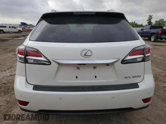 2015 Lexus RX 350 with VIN 2T2ZK1BA6FC194153, listed as a Copart auction lot 55040365 with 30,838 mi miles and Salvage Title. Bid and sale history available at carsss.com. Image 6.