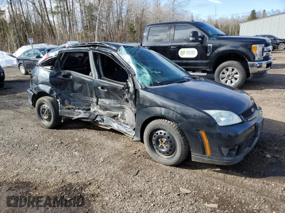 2007 Ford Focus S with VIN 1FAFP37N27W295768, listed as a Copart auction lot 48475815 with 204,630 mi miles and Non Repairable. Bid and sale history available at carsss.com. Image 4.