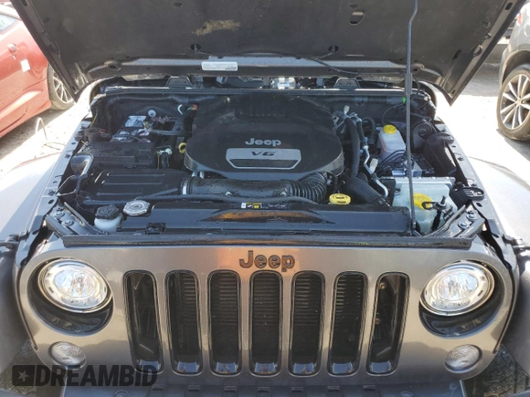 2017 Jeep Wrangler Unlimited Sahara z VIN 1C4BJWEG3HL674913, wystawiony jako Copart lot #73943574 z przebiegiem 46 793 mil mil oraz Szkoda całkowita • Salvage title. Historia ofert i sprzedaży dostępna na DreamBid. Obrazek 11.