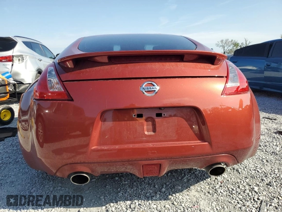 2013 Nissan 370Z with VIN JN1AZ4EH5DM382852, listed as a Copart auction lot 51109385 with 106,940 mi miles and Salvage Title. Bid and sale history available at carsss.com. Image 6.