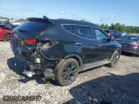 2018 Hyundai Santa Fe Ultimate with VIN 5XYZW4LA2JG532511, listed as a Copart auction lot 60901015 with 56,691 mi miles and Salvage title. Bid and sale history available at DreamBid. Image 3.