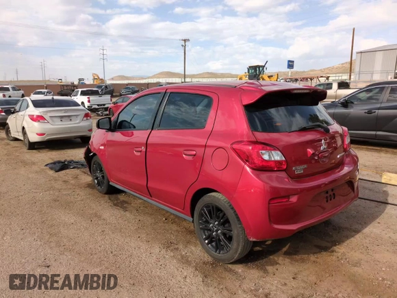 2019 Mitsubishi Mirage GT with VIN ML32A5HJ9KH015393, listed as a Copart auction lot 61653885 with 33,965 mi miles and Salvage title. Bid and sale history available at DreamBid. Image 13.