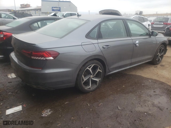 2020 Volkswagen Passat 2.0T R-Line with VIN 1VWMA7A30LC015887, listed as a Copart auction lot 43958553 with 52,976 mi miles. Bid and sale history available at carsss.com. Image 3.