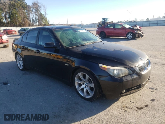 2005 BMW 5 Series 545i with VIN WBANB33515CN67281, listed as a Copart auction lot 87113314 with 102,977 mi miles and Clean Title. Bid and sale history available at carsss.com. Image 4.