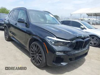 2020 BMW X5 sDrive40i with VIN 5UXCR4C0XLLW64443, listed as a IAAI auction lot 42239362 with 55,016 mi miles and . Bid and sale history available at DreamBid. Image 1.