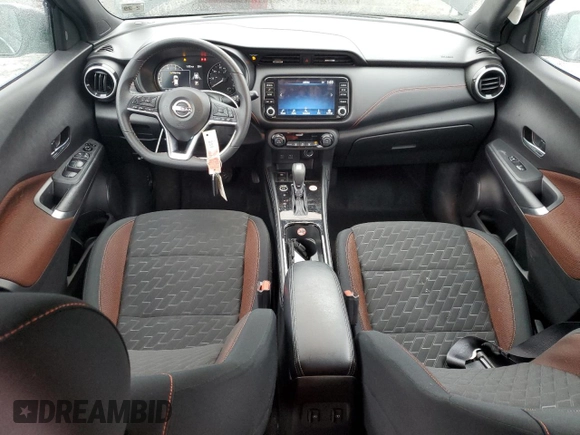 2024 Nissan Kicks SR with VIN 3N1CP5DV8RL513351, listed as a Copart auction lot 52313665 with 24,298 mi miles and Salvage Title. Bid and sale history available at DreamBid. Image 8.