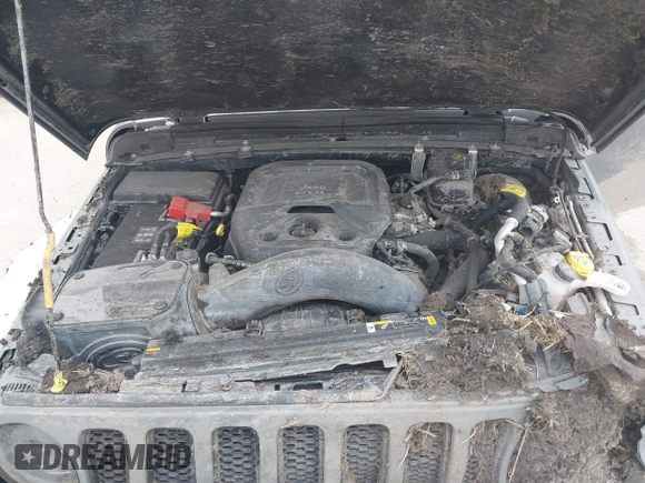 2023 Jeep Wrangler Willys with VIN 1C4HJXDN1PW596046, listed as a IAAI auction lot 41580875 with 48,451 mi miles and . Bid and sale history available at DreamBid. Image 10.