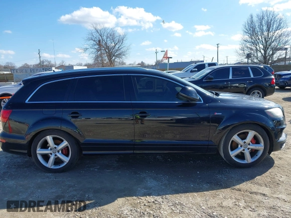 2013 Audi Q7 3.0T S line Prestige with VIN WA1DGAFE3DD007684, listed as a IAAI auction lot 41874449 with 159,713 mi miles. Bid and sale history available at carsss.com. Image 13.