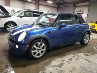 2007 MINI Convertible with VIN WMWRF33507TG16448, listed as a Copart auction lot 88474495 with 148,147 mi miles and Salvage Title. Bid and sale history available at DreamBid. Image 1.
