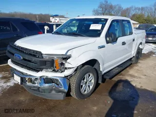 2018 Ford F-150 XL with VIN 1FTEW1CB5JKC52095, listed as a IAAI auction lot 41282457 with 82,375 mi miles. Bid and sale history available at carsss.com. Image 6.
