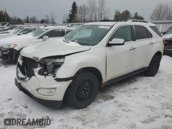 2016 Chevrolet Equinox LTZ with VIN 2GNFLGE33G6325781, listed as a Copart auction lot 43112515 with 239,122 mi miles and Salvage Title. Bid and sale history available at carsss.com. Image 1.
