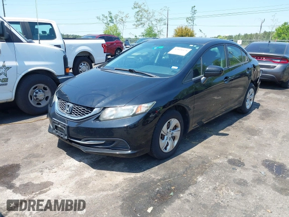 2015 Honda Civic Sedan LX with VIN 19XFB2F57FE045732, listed as a IAAI auction lot 42020578 with 82,043 mi miles. Bid and sale history available at carsss.com. Image 17.