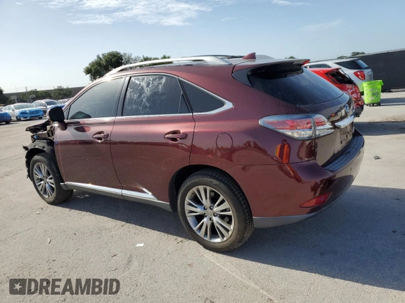 2014 Lexus RX 350 with VIN 2T2ZK1BAXEC135394, listed as a Copart auction lot 62964155 with 86,568 mi miles and Salvage title. Bid and sale history available at DreamBid. Image 2.