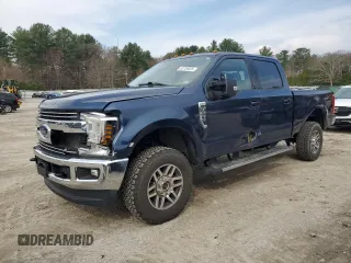 2019 Ford Super Duty F-250 SRW XL with VIN 1FT7W2B69KEG34472, listed as a Copart auction lot 53126035 with 99,948 mi miles and Salvage Title. Bid and sale history available at carsss.com. Image 1.