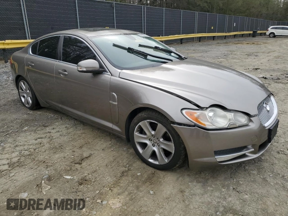 2009 Jaguar XF Luxury with VIN SAJWA05B49HR04841, listed as a Copart auction lot 50539045 with 123,870 mi miles and Salvage Title. Bid and sale history available at DreamBid. Image 4.