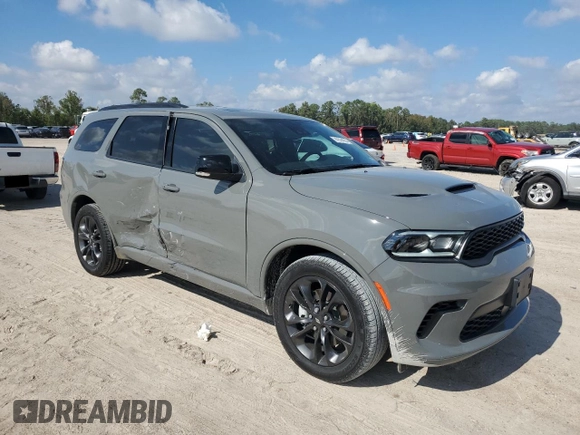 2024 Dodge Durango GT Plus with VIN 1C4RDHDG8RC248462, listed as a Copart auction lot 80324934 with 2,384 mi miles and Salvage title. Bid and sale history available at DreamBid. Image 4.