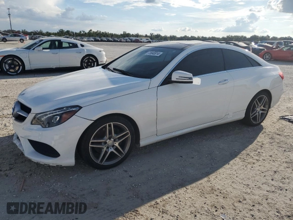 2017 Mercedes-Benz E-Class E 400 with VIN WDDKJ6FBXHF357072, listed as a Copart auction lot 77338494 with 0 mi miles and Salvage Title. Bid and sale history available at carsss.com. Image 1.