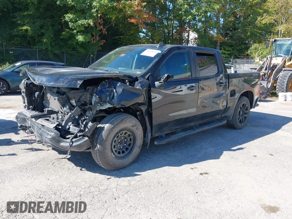 2022 Chevrolet Silverado 1500 Custom with VIN 1GCPDBEK8NZ542961, listed as a IAAI auction lot 40464540 with 45,122 mi miles. Bid and sale history available at carsss.com. Image 2.