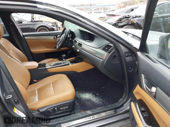 2013 Lexus GS 350 with VIN JTHCE1BL7D5014898, listed as a IAAI auction lot 41656269 with 102,275 mi miles. Bid and sale history available at carsss.com. Image 5.