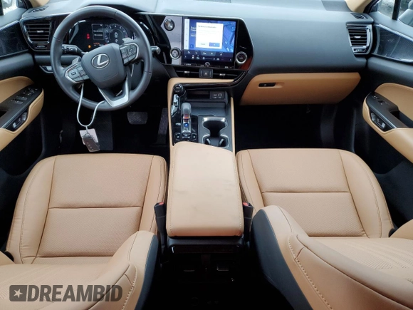 2024 Lexus NX 250 with VIN 2T2ADCAZ0RC012445, listed as a Copart auction lot 88843845 with 9,444 mi miles and Salvage title. Bid and sale history available at DreamBid. Image 8.