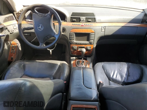 2006 Mercedes-Benz S-Class 4.3L with VIN WDBNG70J86A466098, listed as a Copart auction lot 77184274 with 0 mi miles and Salvage Title. Bid and sale history available at carsss.com. Image 8.