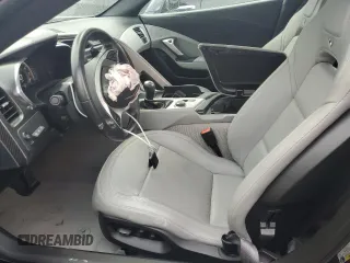 2014 Chevrolet Corvette Z51 3LT with VIN 1G1YL2D70E5135415, listed as a Copart auction lot 44211075 with 18,563 mi miles and Salvage title. Bid and sale history available at DreamBid. Image 7.