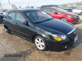 2008 Kia Spectra with VIN KNAFE161685020492, listed as a IAAI auction lot 42038476 with 242,320 mi miles and . Bid and sale history available at DreamBid. Image 1.