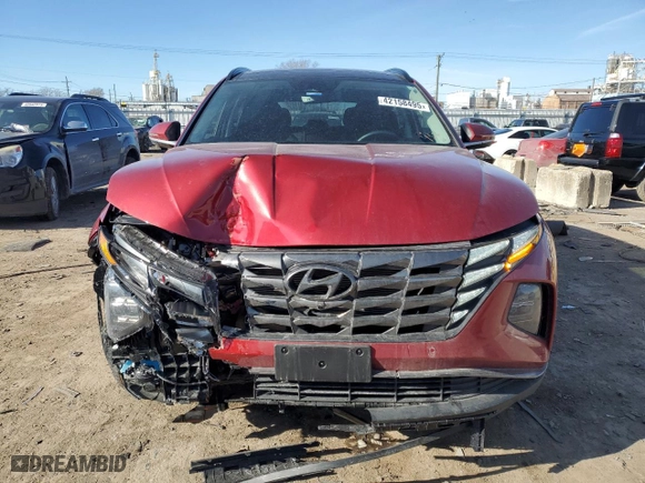 2024 Hyundai Tucson Limited with VIN 5NMJECDE3RH437937, listed as a Copart auction lot 42158495 with 7,367 mi miles and Salvage Title. Bid and sale history available at carsss.com. Image 5.
