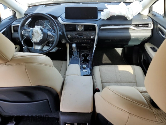 2021 Lexus RX 350 with VIN 2T2JZMDA3MC275549, listed as a Copart auction lot 52132665 with 71,445 mi miles and Salvage Title. Bid and sale history available at DreamBid. Image 8.
