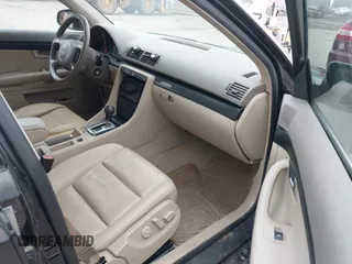 2004 Audi A4 3.0L with VIN WAULT68EX4A233033, listed as a IAAI auction lot 42541208 with 121,539 mi miles and . Bid and sale history available at DreamBid. Image 5.