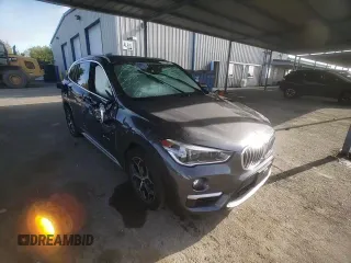 2017 BMW X1 sDrive28i with VIN WBXHU7C34HP924730, listed as a Copart auction lot 52245005 with 0 mi miles and Salvage Title. Bid and sale history available at carsss.com. Image 10.