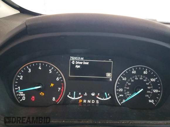 2019 Ford EcoSport SE z VIN MAJ6S3GL7KC299242, wystawiony jako Copart lot #57782615 z przebiegiem 75 243 mil mil oraz Szkoda całkowita • Salvage title. Historia ofert i sprzedaży dostępna na DreamBid. Obrazek 9.