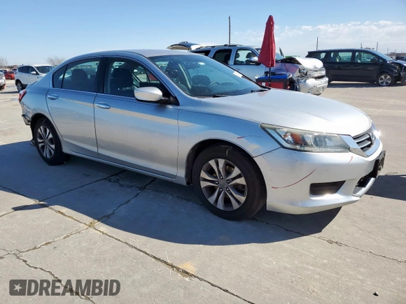 2014 Honda Accord LX z VIN 1HGCR2F34EA188685, wystawiony jako Copart lot #47565845 z przebiegiem 134 725 mil mil oraz Szkoda całkowita • Salvage title. Historia ofert i sprzedaży dostępna na DreamBid. Obrazek 4.