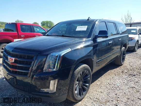 2019 Cadillac Escalade ESV Luxury z VIN 1GYS4HKJXKR389014, wystawiony jako IAAI lot #42060761 z przebiegiem 182 351 mil mil oraz . Historia ofert i sprzedaży dostępna na DreamBid. Obrazek 2.