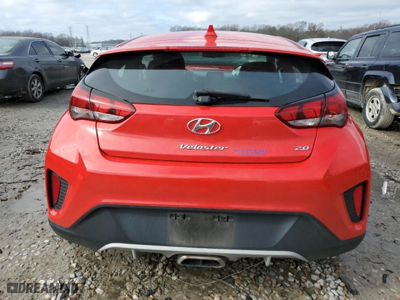 2019 Hyundai Veloster 2.0 Premium with VIN KMHTG6AF4KU011072, listed as a Copart auction lot 39301154 with 74,760 mi miles and Salvage Title. Bid and sale history available at carsss.com. Image 6.