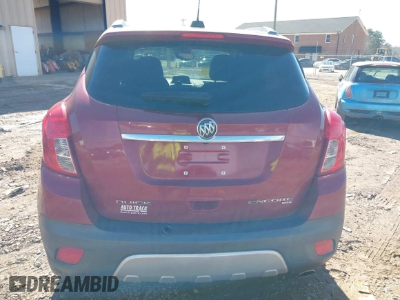 2015 Buick Encore Convenience with VIN KL4CJFSB7FB170200, listed as a IAAI auction lot 41565023 with 121,755 mi miles. Bid and sale history available at carsss.com. Image 16.