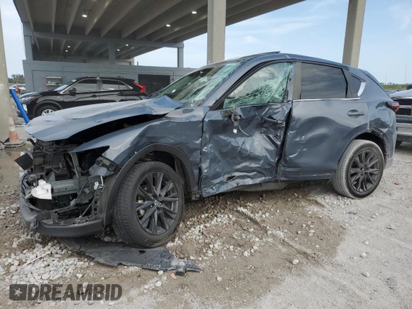 2023 Mazda CX-5 S Preferred with VIN JM3KFBCM6P0188459, listed as a Copart auction lot 50332195 with 53,542 mi miles and Non Repairable. Bid and sale history available at carsss.com. Image 1.