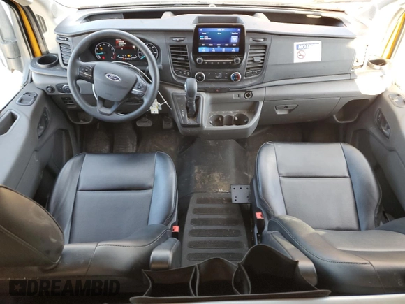 2021 Ford Transit Cargo with VIN 1FTBW9C87MKA79870, listed as a Copart auction lot 86796564 with 54,831 mi miles and Salvage Title. Bid and sale history available at DreamBid. Image 8.