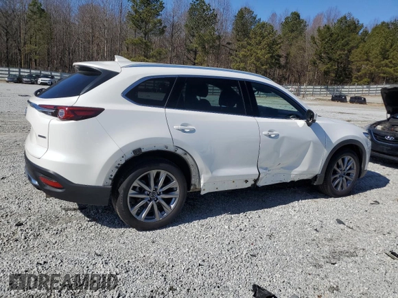 2021 Mazda CX-9 Carbon Edition with VIN JM3TCBDY7M0537378, listed as a Copart auction lot 43446575 with 51,650 mi miles and Salvage title. Bid and sale history available at DreamBid. Image 3.