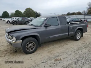 2004 Dodge Dakota SLT with VIN 1D7GL42N34S717286, listed as a Copart auction lot 81179604 with 166,893 mi miles and Salvage title. Bid and sale history available at DreamBid. Image 1.