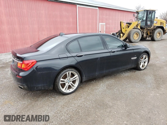 2011 BMW 7 Series 750Li xDrive with VIN WBAKC8C51BC433184, listed as a Copart auction lot 50345755 with 257,206 mi miles and Clean Title. Bid and sale history available at carsss.com. Image 3.