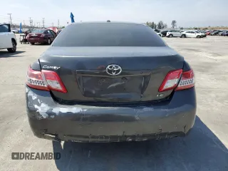 2011 Toyota Camry LE with VIN 4T1BF3EKXBU156055, listed as a Copart auction lot 55156235 with 153,055 mi miles and Salvage Title. Bid and sale history available at DreamBid. Image 6.