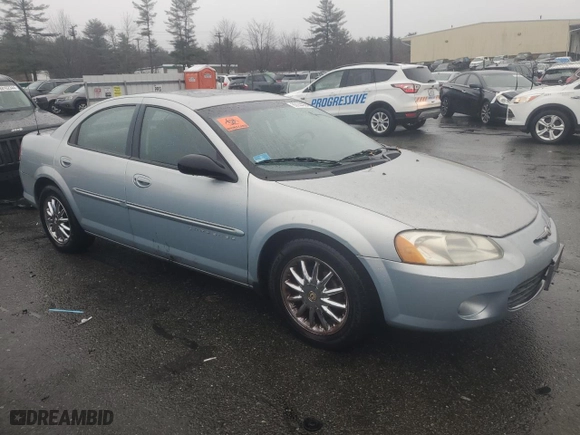 2001 Chrysler Sebring LXi with VIN 1C3EL56U61N701445, listed as a Copart auction lot 83144984 with 68,602 mi miles and Clean Title. Bid and sale history available at carsss.com. Image 4.
