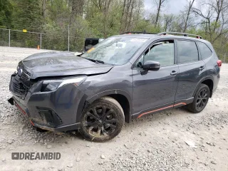 2023 Subaru Forester Special Sports with VIN JF2SKAJC6PH450105, listed as a Copart auction lot 55325155 with 32,742 mi miles and Salvage title. Bid and sale history available at DreamBid. Image 1.