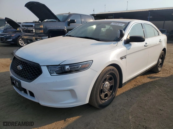 2017 Ford Police Interceptor Sedan with VIN 1FAHP2L82HG145044, listed as a Copart auction lot 74993614 with 50,761 mi miles and Non Repairable. Bid and sale history available at carsss.com. Image 1.