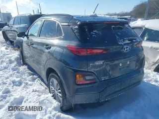 2019 Hyundai Kona SEL with VIN KM8K2CAA0KU370674, listed as a IAAI auction lot 41237427 with 59,586 mi miles and . Bid and sale history available at DreamBid. Image 3.