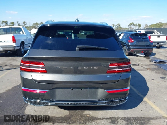 2025 Genesis GV80 Prestige with VIN KMUHEESC9SU247860, listed as a IAAI auction lot 41384609 with 1,819 mi miles and . Bid and sale history available at DreamBid. Image 16.