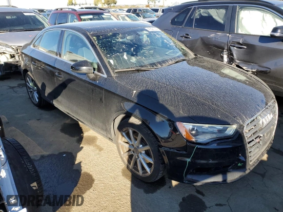 2015 Audi A3 2.0T Premium Plus with VIN WAUEFGFF9F1010227, listed as a Copart auction lot 41621014 with 99,378 mi miles. Bid and sale history available at carsss.com. Image 4.